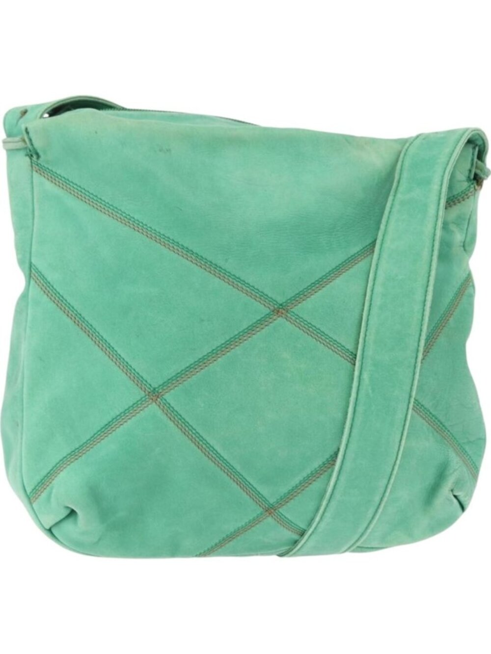 LOEWE Shoulder Bag Leather Green